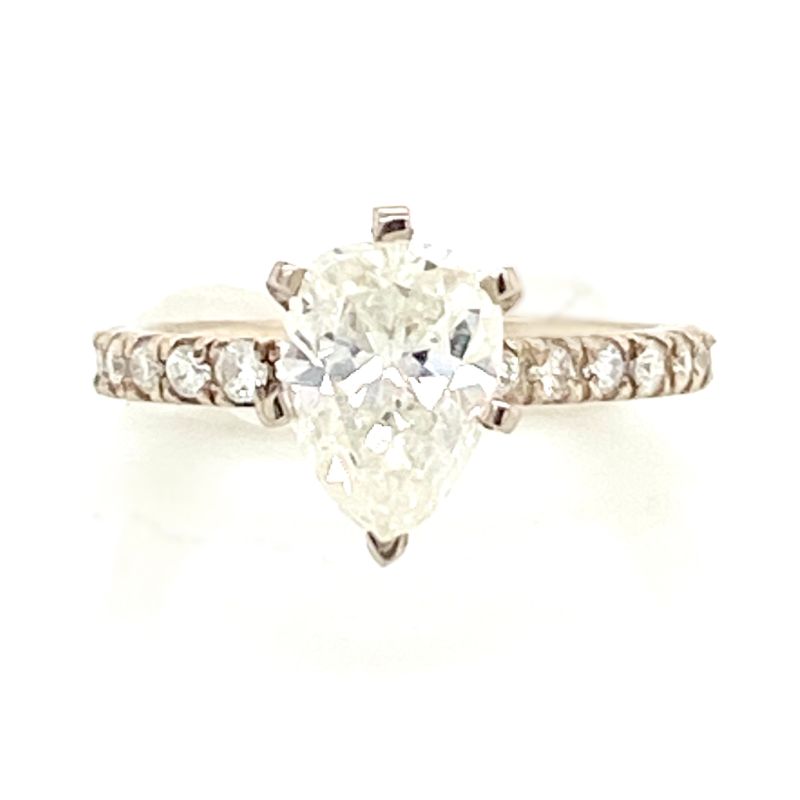 Delicate French Pavé Eternity Diamond Wedding Ring | Berlinger Jewelry